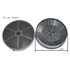 Filtr węglowy AEG MCFE21 / 9029801496 / 4055171138 / Model 57 / Typ 57